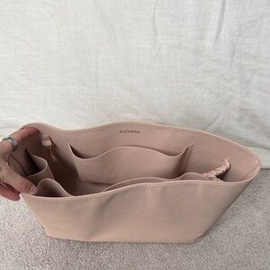 Cuyana Leather Purse Insert - Light Pink